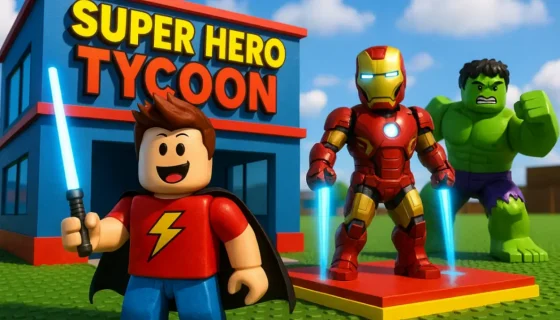 Super Hero Tycoon: стань героем в Roblox