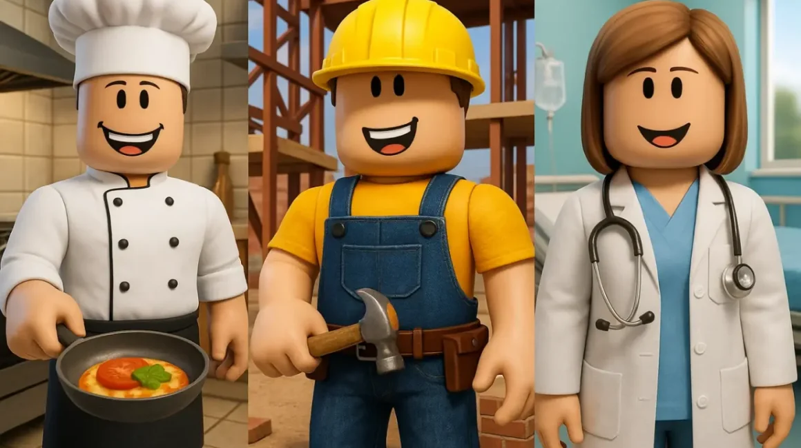 Симуляторы профессий в Roblox: стань шеф-поваром, строителем или врачом